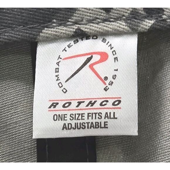 Bradley Iron Works Digital Camouflage Strapback Cap Baseball Hat Camo BIW ROTHCO - Picture 9 of 9